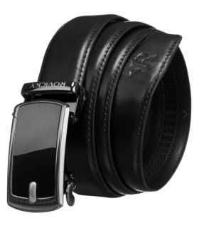 Pánský kožený pásek Rovicky s automatickou přezkou 