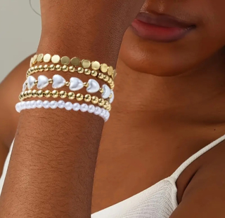 Sada 5 náramků na ruku