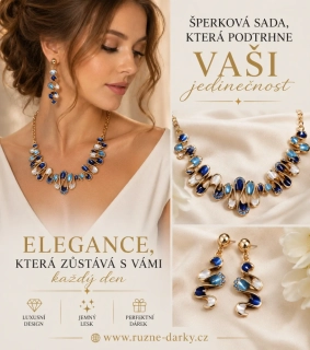 Luxusní sada šperků Fluidní Elegance