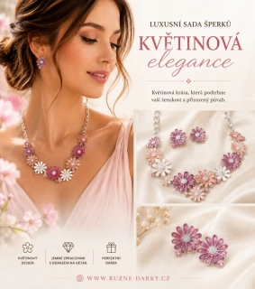 Luxusní sada šperků Květinová elegance