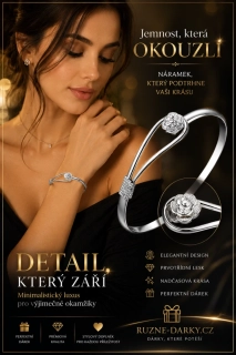 Luxusní náramek Rose Infinity Silver