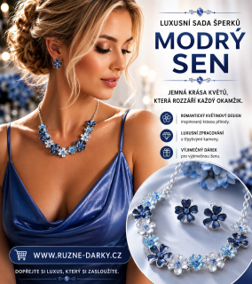 Luxusní sada šperků Modrý sen 