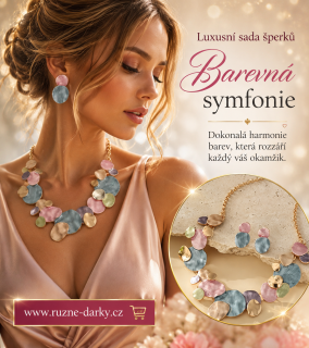 Luxusní sada šperků Barevná symfonie