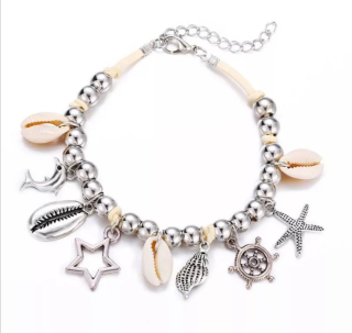 Krásný perličkový provázek na ruku ,nebo nohu